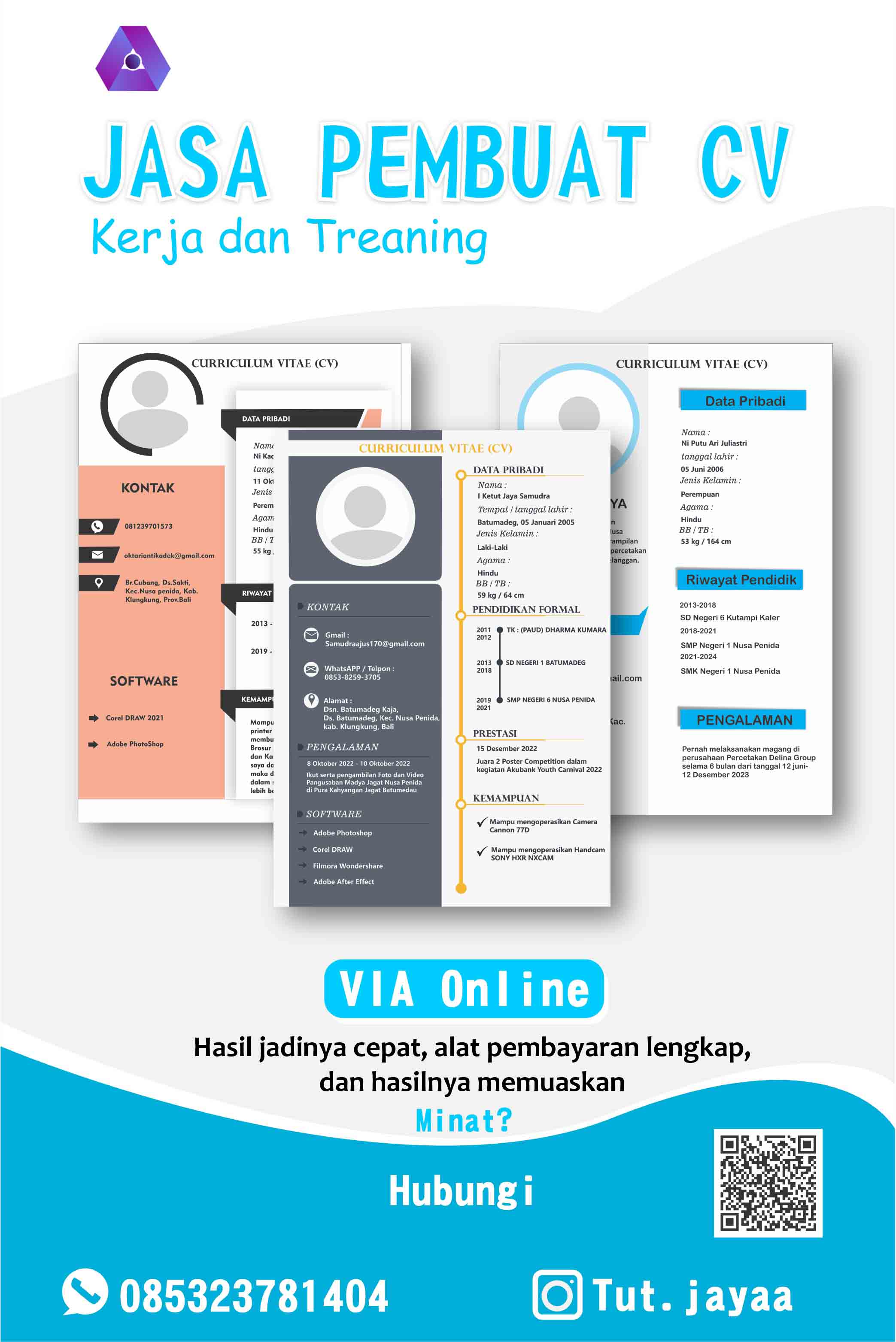 Poster Jasa Pembuatan CV